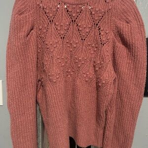 a new day Women's Cowl Neck Sweater in Rose